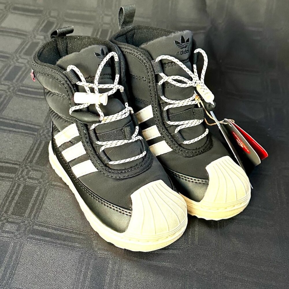 Addidas Superstar 360 Boots Originals Toddler Shoe Size 6K - New with Tags - Picture 2 of 13